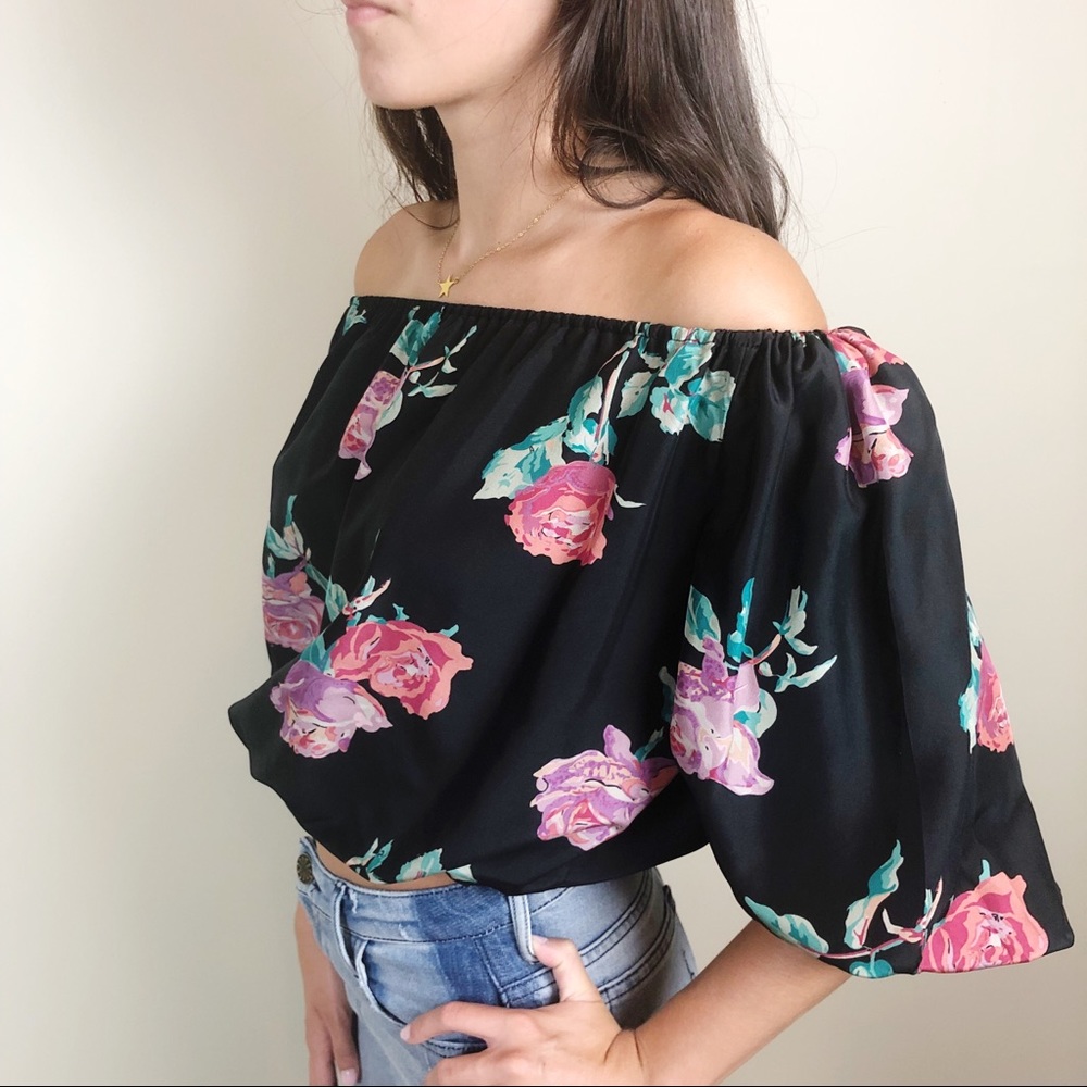 REVOLVE Stone Cold Fox Rumi Off the Shoulder Top